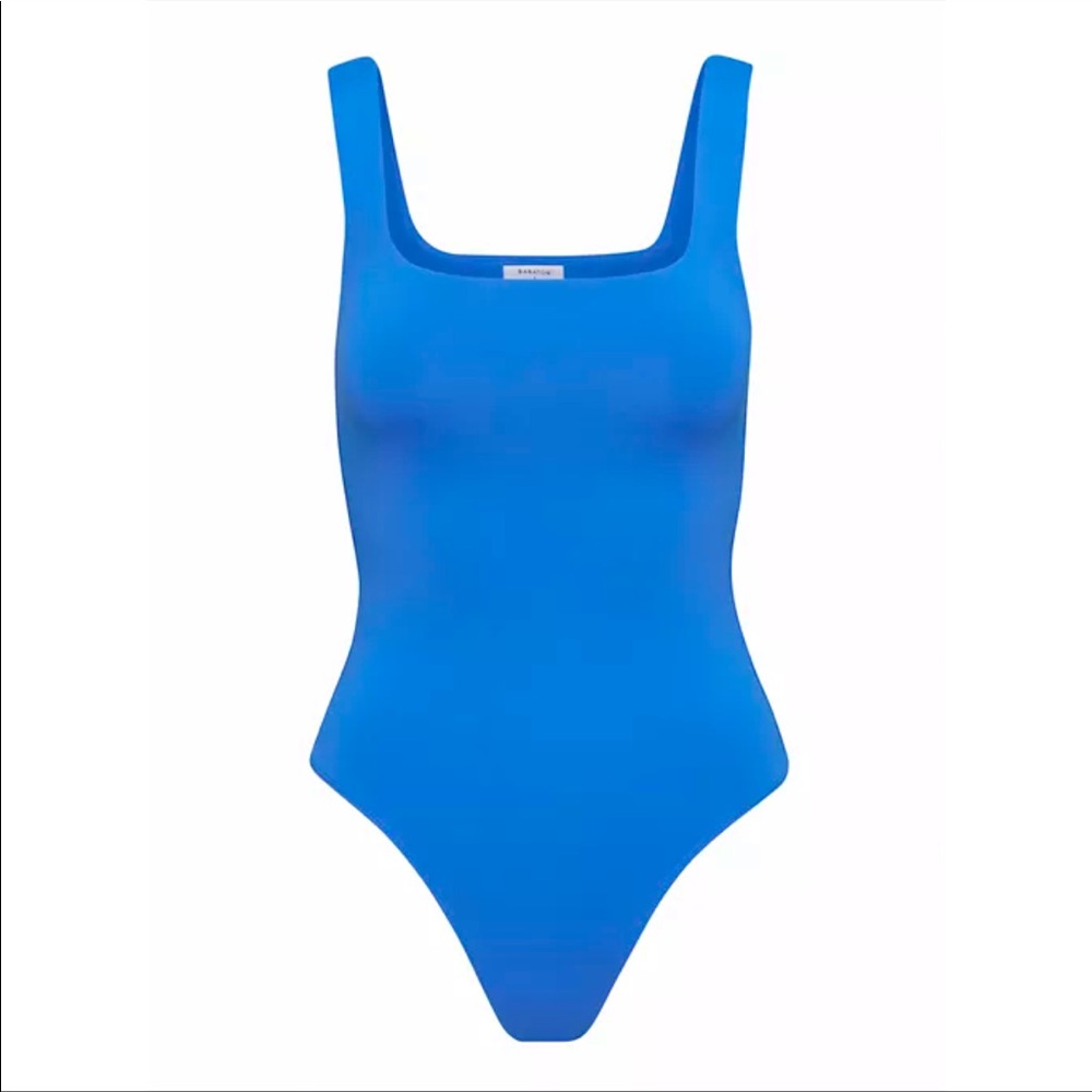 Babaton | CUT OUT Contour Bodysuit - Mazarine Blue
